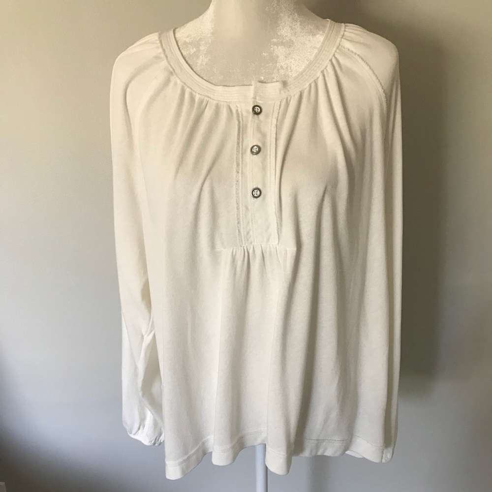 We the Free white loose shirt. Size S.